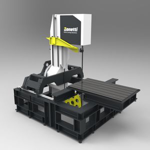 sierra ingletadora / de cinta / automática / de grandes dimensiones