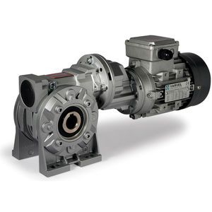 motorreductor eléctrico AC / de ejes ortogonales / de tornillo sin fin / de engranaje helicoidal
