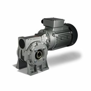 motorreductor eléctrico AC / de ángulo recto / de tornillo sin fin / con eje hueco