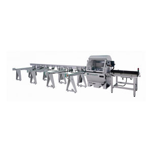 línea de corte para aluminio / de hoja rotativa / CNC / con transportador