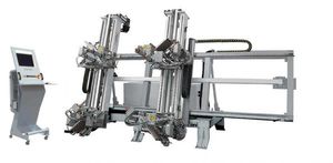máquina de soldar máquinas con calces calefactores / automática / para perfil PVC / CNC