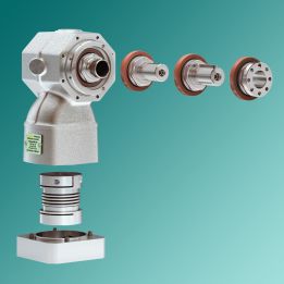 reductor hipoide / cilíndrico / compacto / para transportador