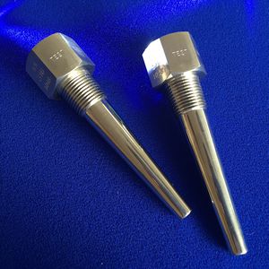 termopozo de brida / roscado / de acero inoxidable / para sensor de temperatura