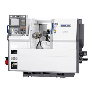torno CNC / de 3 ejes / de doble torreta / de dos husillos