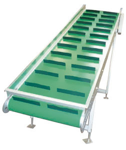 transportador de banda / de cinta de charnela / horizontal
