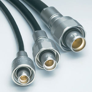 conector audio/vídeo / de fibras ópticas / de tornillo / multipolar