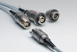 conector híbrido / coaxial / de extensión-retracción / multipolar