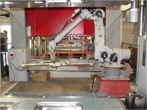 robot articulado / 5 ejes / de automatización de prensa / industrial