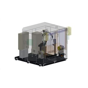 célula robotizada de soldadura al arco / para centro de mecanizado