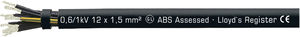 cable eléctrico de alimentación / DIN / antipropagación de fuego / multiconductores