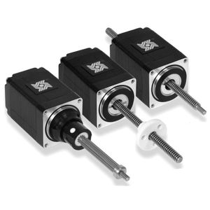 actuador lineal / eléctrico / paso a paso / compacto