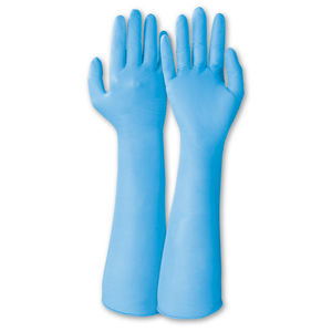 guantes de laboratorio / protección química / de nitrilo / desechable