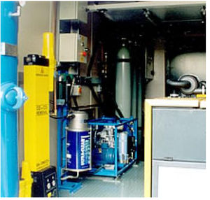 container de transporte de aire respirable