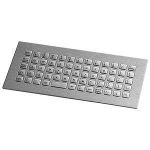 teclado en bastidor / empotrable / de tecla mecánica / 64 teclas
