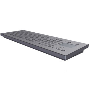 teclado empotrable / 105 teclas / con alfombrilla táctil / USB