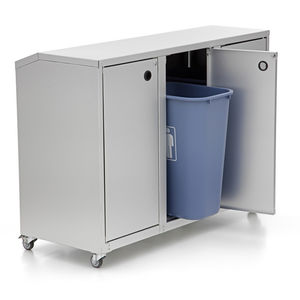 contenedor de basura de aluminio / para residuos domésticos / para residuos urbanos / para residuos médicos