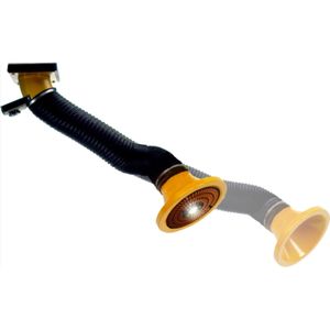 brazo de extracción fijo / flexible / telescópico / para polvo