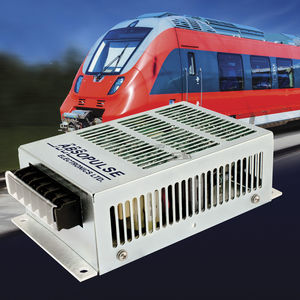 convertidor DC/DC para aplicaciones ferroviarias / montado sobre bastidor / reforzado