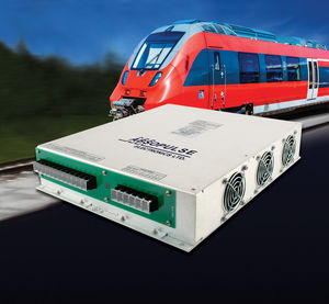 convertidor DC/DC montado sobre bastidor / de alta tensión / para aplicaciones ferroviarias / para entorno difícil