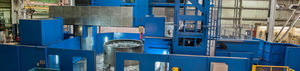 máquina de torneado CNC / vertical / con eje / de doble columna