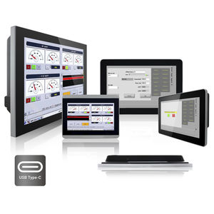 monitor estanco / LCD / con tecnología capacitiva proyectada / 15