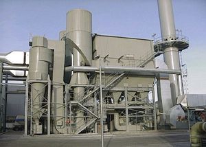 lavador de gases en seco / químico / biológico / para óxido de nitrógeno