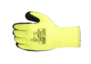 guantes de trabajo / protección química / de poliéster / de látex