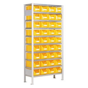 sistema de estanterías de taller / para cajas / con tablas