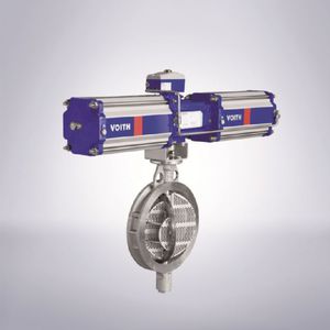válvula de mariposa / para agua / para vapor / de metal