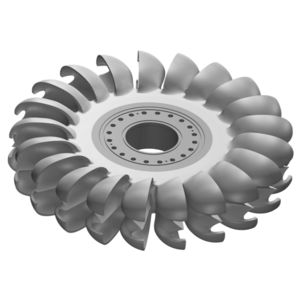 turbina hidráulica / Pelton