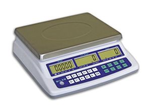 balanza contadora / con visualizador LCD / con batería recargable / bandeja de acero inoxidable
