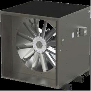 ventilador axial / de evacuación / de circulación de aire / canalizable