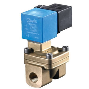 electroválvula de control asistido / de 2/2 vías / NC / agua