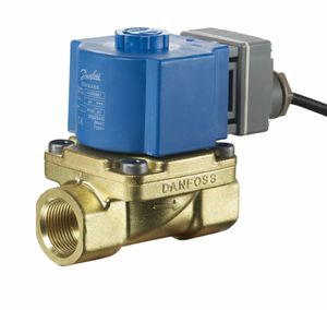 electroválvula de control asistido / de 2 vías / NC / agua