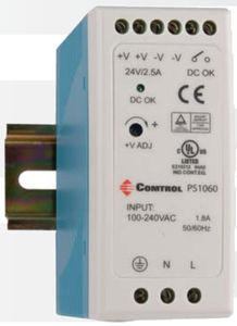 alimentación eléctrica AC/DC / de salida simple / en riel DIN / con protección contra cortocircuitos