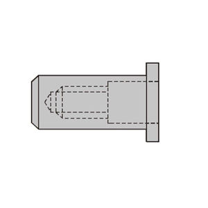 tuerca autoinsertable remachable / de aluminio