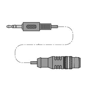 conector de datos / jack / macho / M12