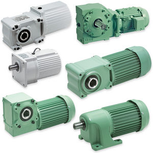 motorreductor eléctrico monofásico / trifásico / de ejes paralelos / de engranaje helicoidal