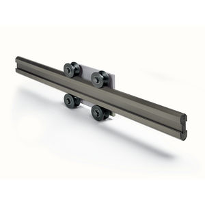 guía lineal con ruedecillas / para carga pesada / de aluminio / de alta eficacia
