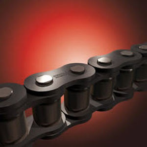 cadena de transmisión de potencia / de acero inoxidable / con ruedas / resistente al desgaste