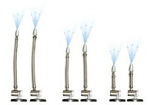 tubo flexible para aire comprimido / de acero inoxidable / resistente a los aplastamientos frecuentes
