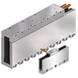 motor lineal DC / con núcleo de hierro / síncrono / sin hierro