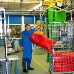 manipulador neumático / para sacos con toma en vacío / de posicionamiento