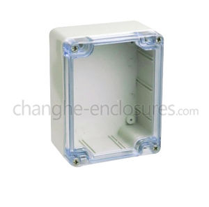 caja de conexiones de pared / IP65 / de plástico / con tapa transparente