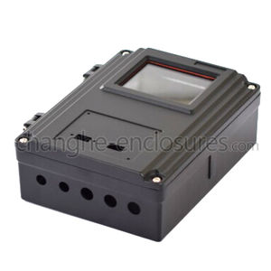 caja de pared / rectangular / de aluminio / cerrada
