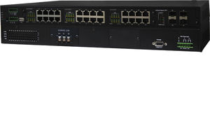 conmutador Ethernet administrable / 24 puertos / PoE