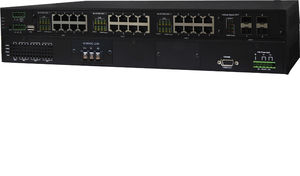 conmutador Ethernet administrable / 24 puertos / PoE