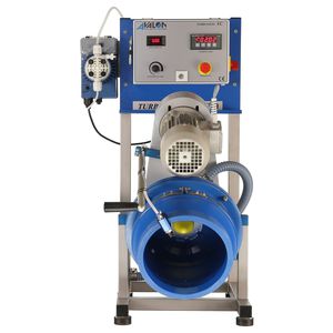 máquina de acabado de disco centrífugo / de desbarbado / máquina pulidora / para pulido húmedo