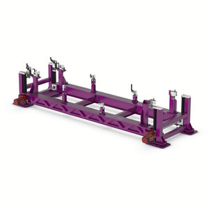 mesa elevadora de columna / hidráulica / a medida / de precisión