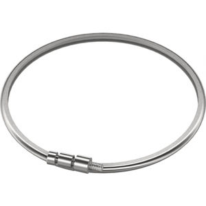 abrazadera de apriete de acero inoxidable / con perno / para uso industrial